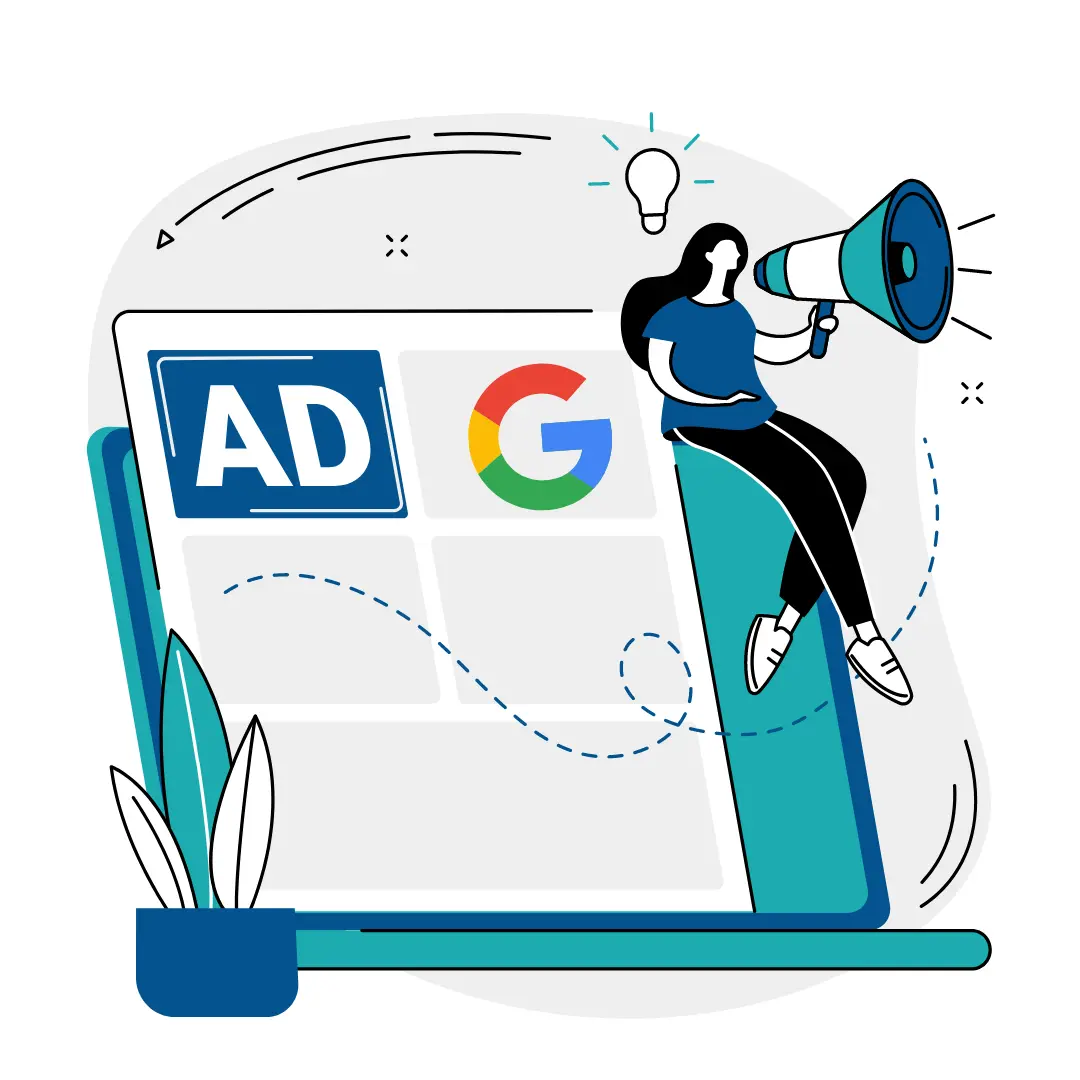 Graphic artistic rendition of Google PPC