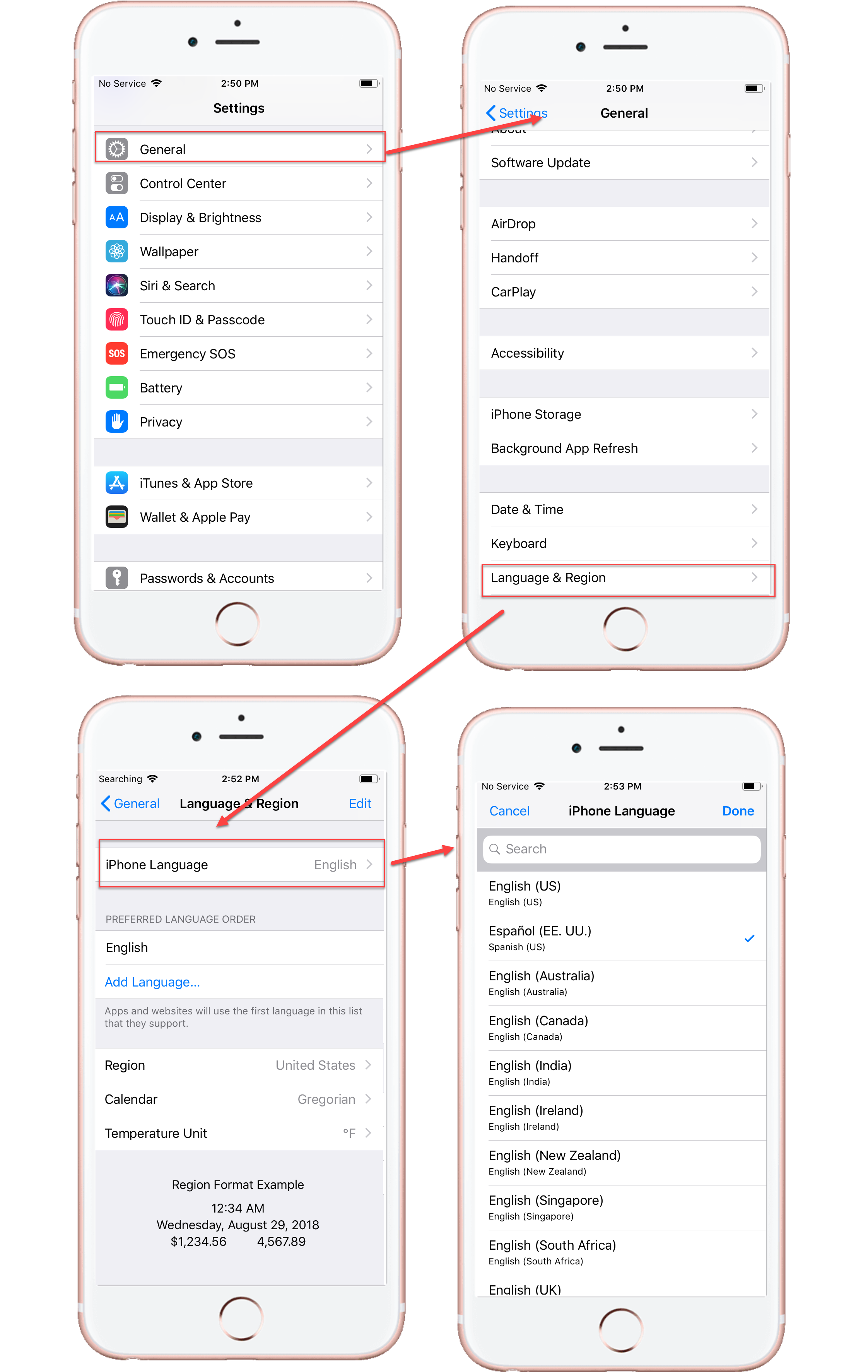 How To Change Calendar Language In Iphone - Rois Nanete